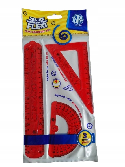 Набір геометричний ASTRA FLEXI 3 ел./20 см Мікс — фото 8