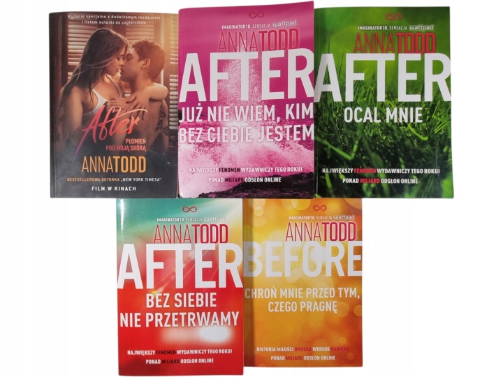 Zdjęcie egzemplarza: After Tomy 1-5 / Before / Anna Todd zestaw książek