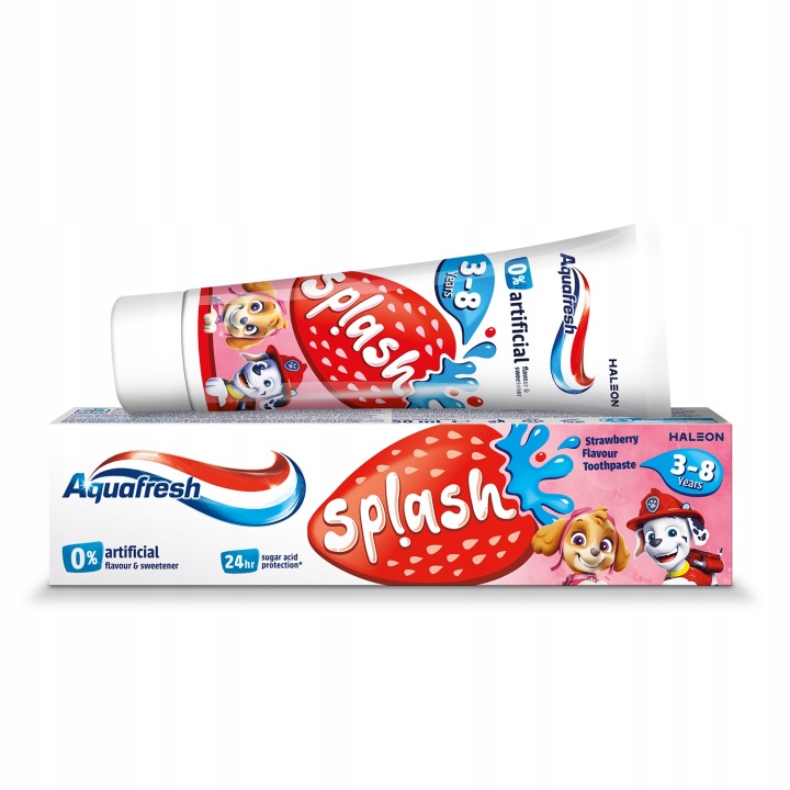 3 шт. Зубна паста для дітей Aquafresh Splash у віці 3-8 років 50 мл + У подарунок — фото 4