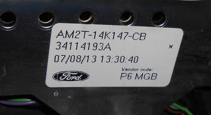 Ford Mondeo MK4 IV handlebar kůže červená nit AM2T14K147CB BS7T14K147 AA 9