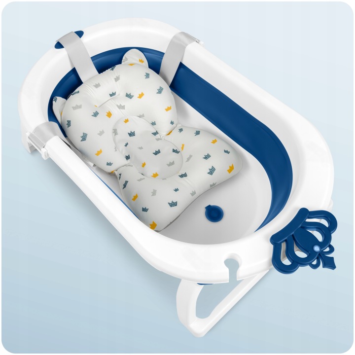 Ванночка складана для дитини немовлят силіконова RICOKIDS — фото 3