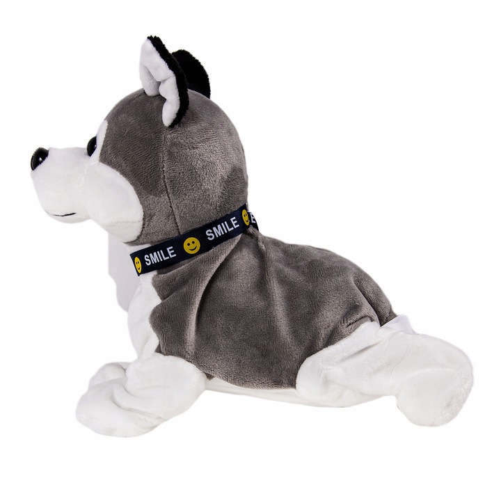 INTERACTIVE DOG HUSKY DOG ROBOT RESPONDS TO THE TOUCH BARK WHIMPERING SITS Manufacturer code 3009
