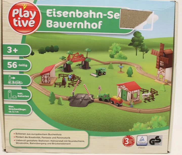 Playtive Набір для Гри Залізницею Ферма Farma 56 ел. — фото 2