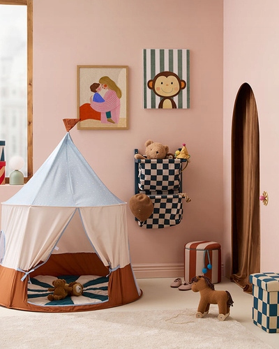 KID'S CONCEPT Килимок для гри Circus двостороння бавовняна 112x112 см — фото 5