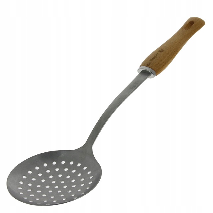 Pěnovačka de Buyer B Bois 36,5 cm, nerezová ocel a buk
