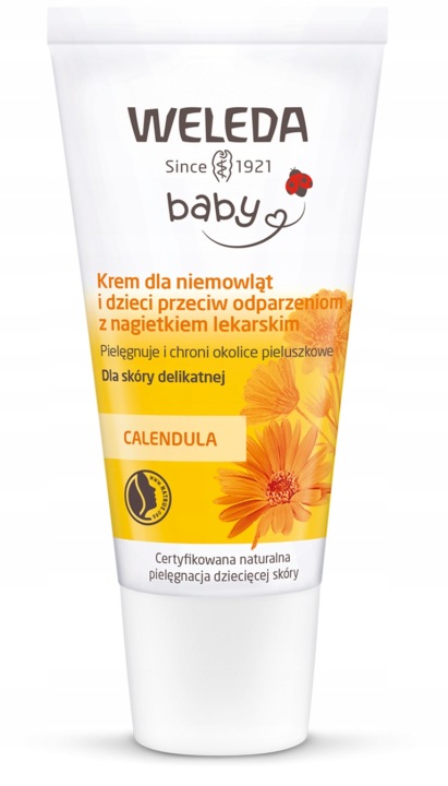 WELEDA BABY крем захисний проти попрілостям з календулою 30 мл з німеччини — фото 2