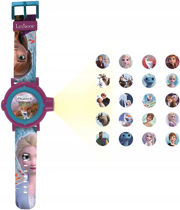 Годинник з проектором Frozen Крижане серце проектор
