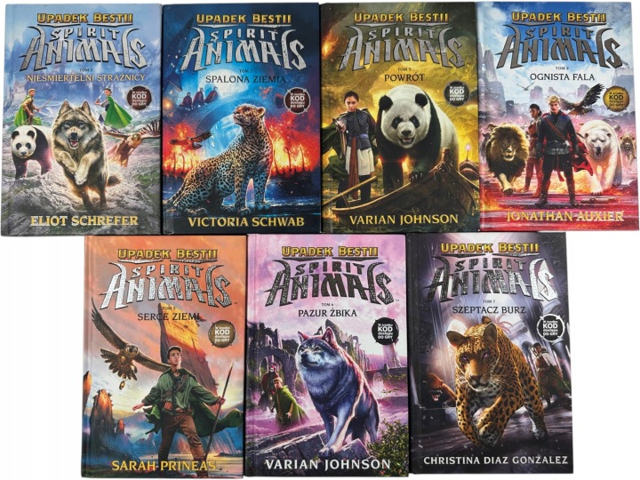 Zdjęcie egzemplarza: Spirit Animals - Upadek Bestii 1-7 / Schwab / Schrefer