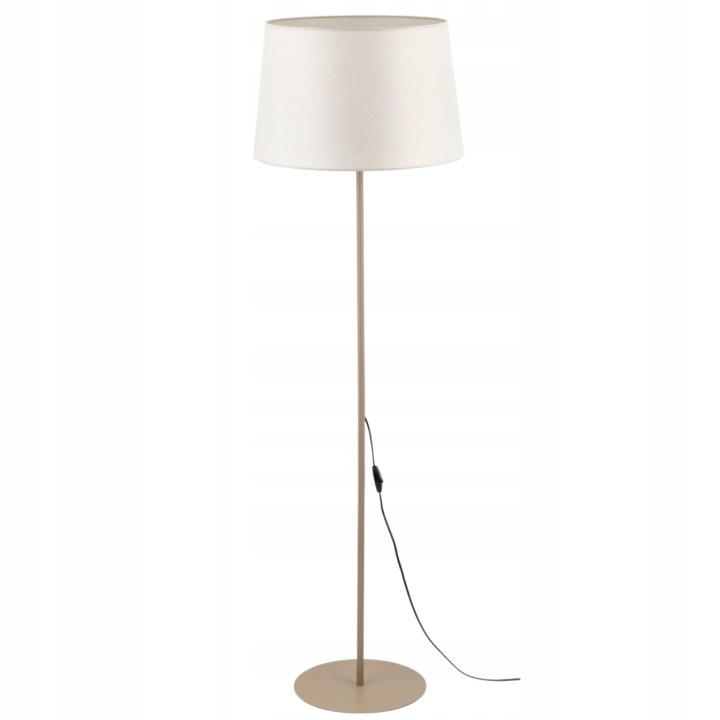 Podlahová Lampa Maja Sabia Béžová Stínidlo Ecru 1XE27 lampička do obývacího pokoje