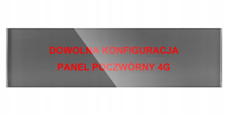 Skleněný Panel Čtyřnásobný Šedý, Libovolná Konfigurace Na Zakázku