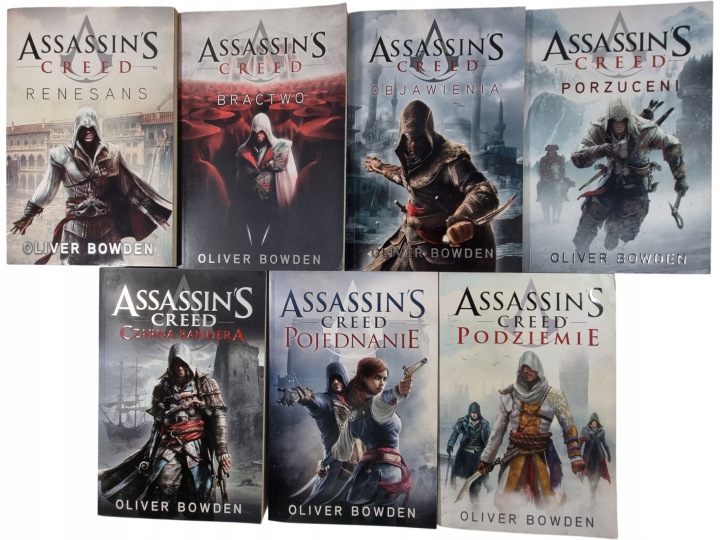 Zdjęcie egzemplarza: Assassin's Creed 1-8 / bez tomu 4 / Oliver Bowden