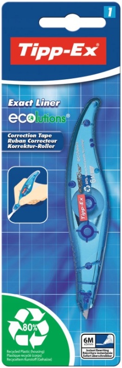 Коректор tipp-ex Exact Лайнер Ecolutions 1 шт.