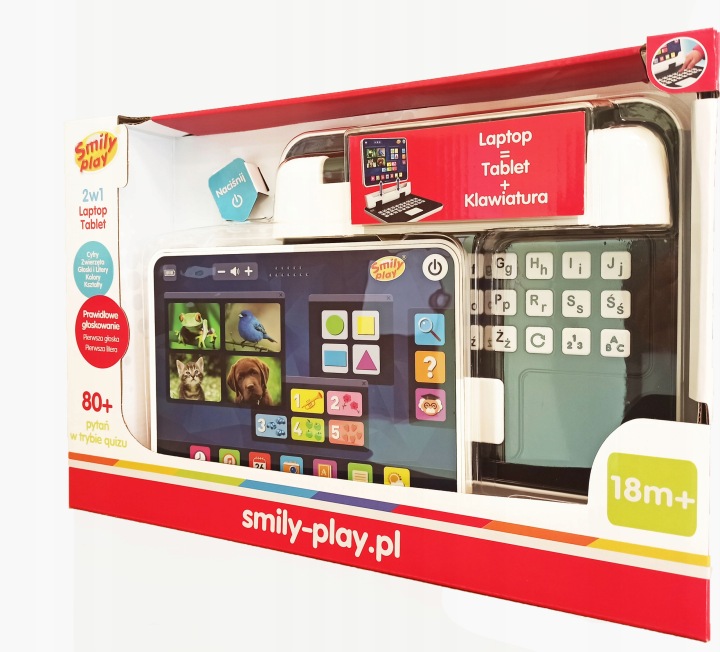 Ноутбук Розвивальний Для Дітей Smily Play Планшет 2 в 1 Інтерактивний 18 міс.+ — фото 7