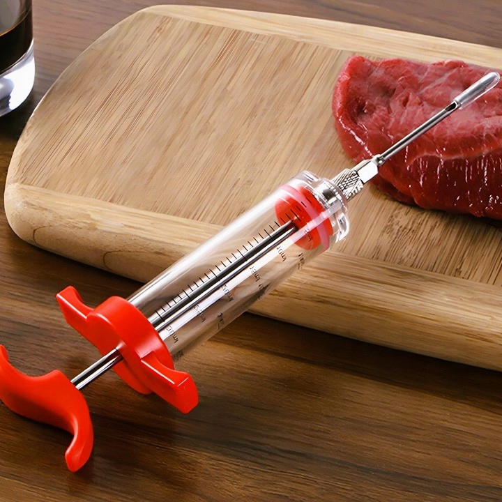 STRZYKAWKA NASTRZYKIWARKA DO MIĘSA SZPRYCA WĘDLIN SZYNKI MIĘS ZESTAW