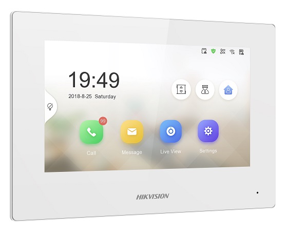 Vnitřní Ip panel DS-KH6320-WTE1-W Hikvision