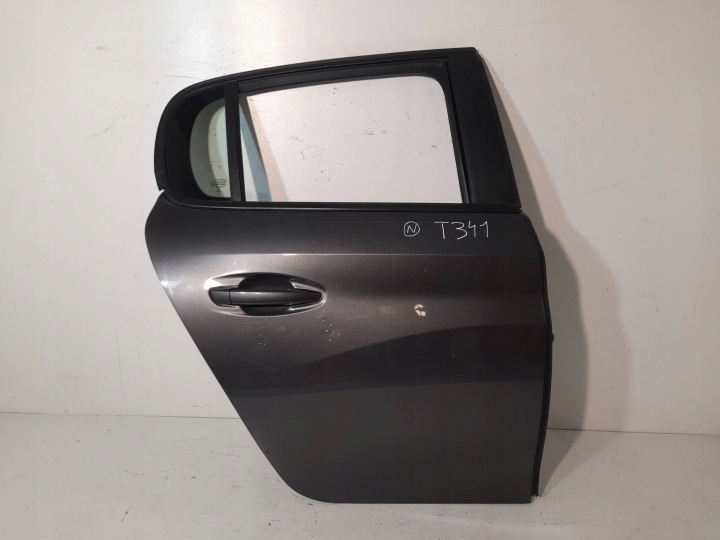 PEUGEOT 208 II Portière Arrière Droite Droit Arrière Graphite (T341) 2020 ROK