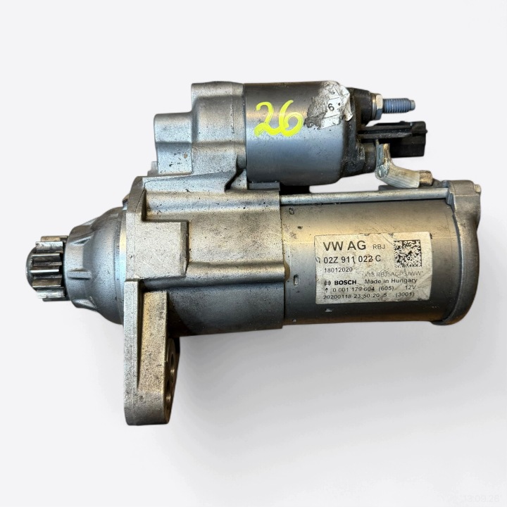 startér STARTER originál VW VOLKSWAGEN AUDI SKODA SEAT 02Z911022C