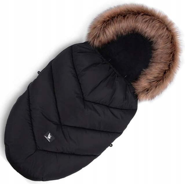 Конверт для немовлят COTTONMOOSE MOOSE Чорний для візка санок