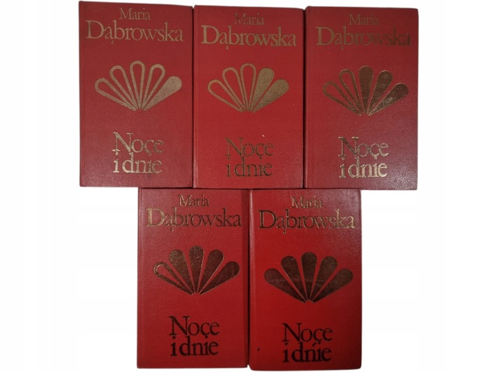 Zdjęcie egzemplarza: Noce i Dnie 1-5 / Maria Dąbrowska (1979) / Kolekcja Książek