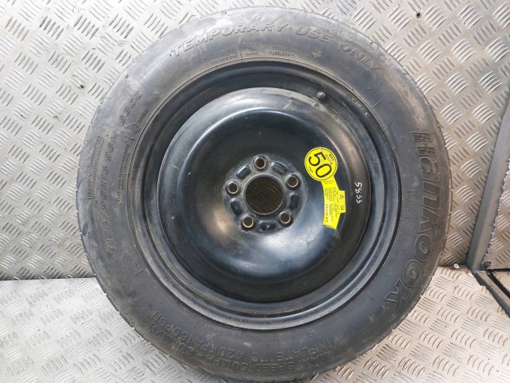 Galet tendeur courroie Roue de secours 5x108 4Jx16 ET25 FI63,4 125/90R16 2007R HANKOOK 1S71MH