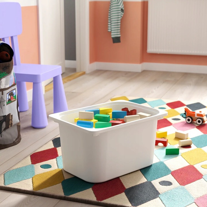 IKEA стелаж для іграшок TROFAST 94x44x52 береза Рама — фото 13
