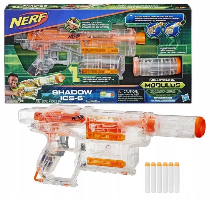 NERF пістолет на стрілки N-STRIKE MODULUS ICS-6