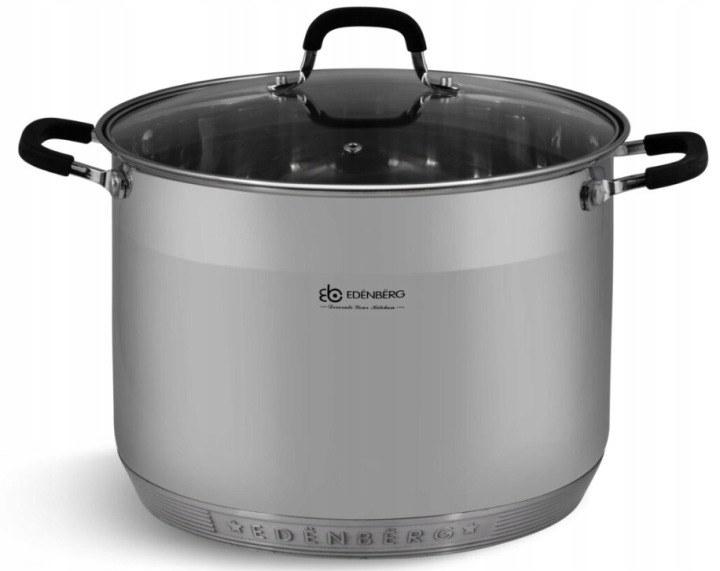 Vysoký Hrnec Ocelový Kotlík Na Vývar 26 CM 11,2 L Edenberg