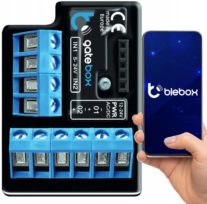 Ovladač Blebox GateBox WiFi pro brány a dveře