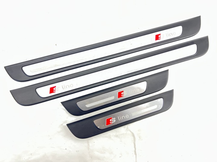 AUDI A7 C7 4G8 10-18 lišty prahový krytky S-LINE vnitřní KOMPLET