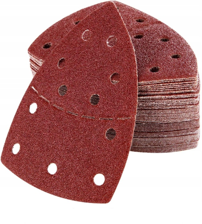 100 Ks Brusný Papír Na Suchý Zip Žehlička Pro Brusku 105x152 mm P40-P180