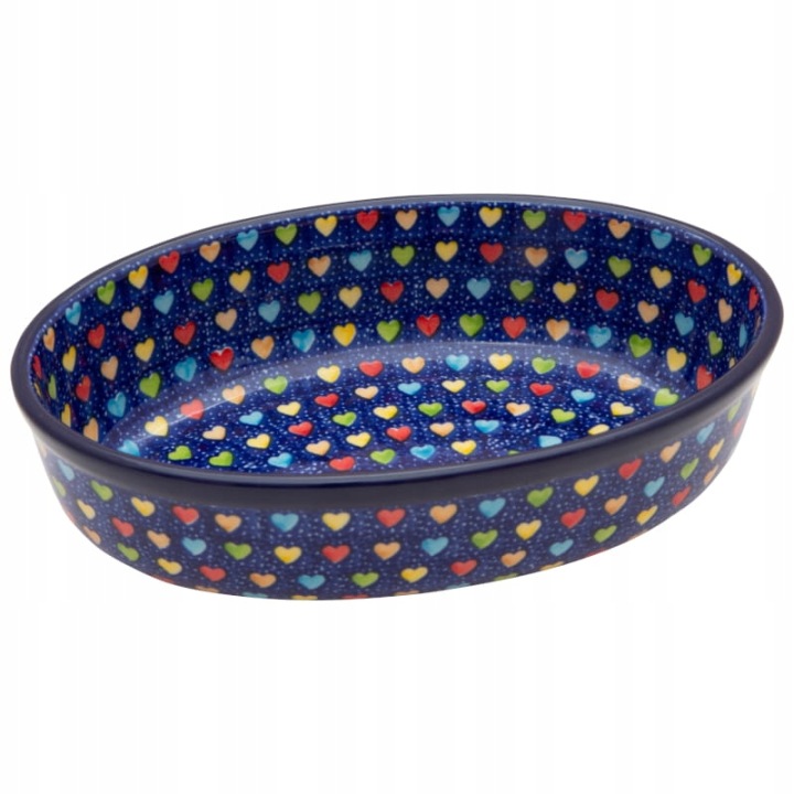 Miska Žáruvzdorná nádoba 21 cm Ceramika Artystyczna Bolesławiec dek U4835