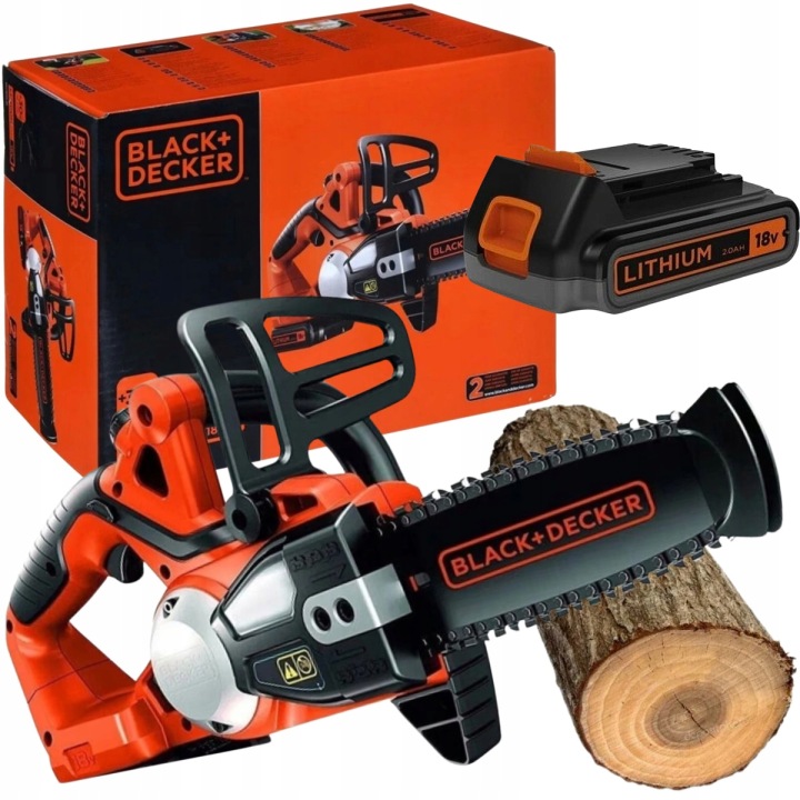 Akumulátorová Řetězová Pila 18V Black&decker Akumulátor GKC1820L20