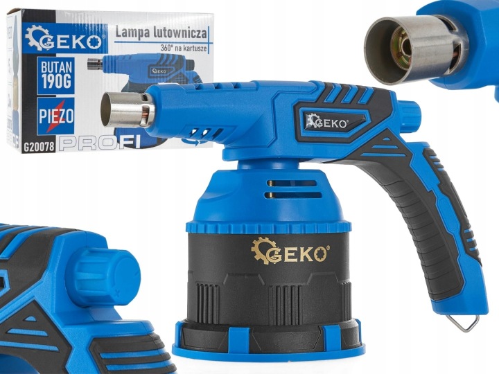 Plynový Hořák Plynová Pájecí Lampa Na Kartuše 190 G Piezo
