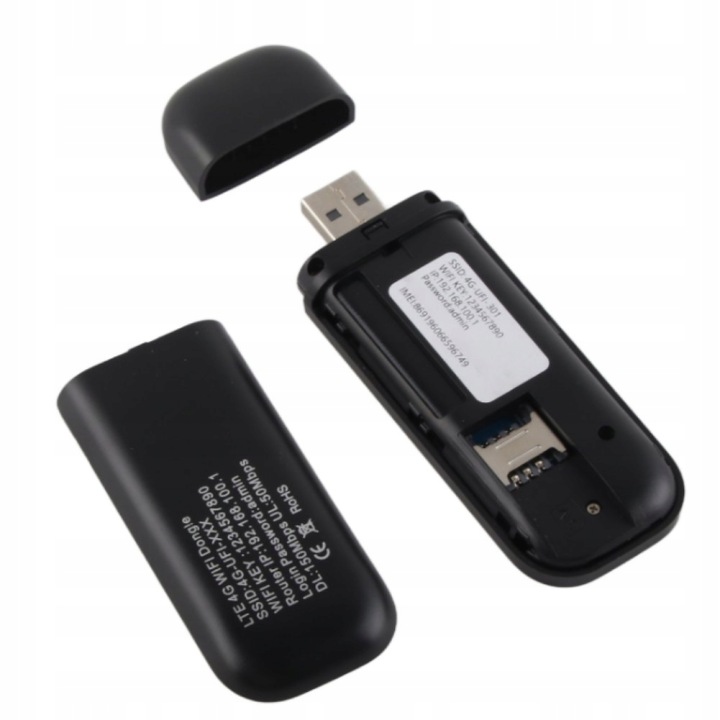 RYCHLÝ USB MODEM NA SIM KARTU 4G LTE MOBILNÍ INTERNET WIFI ROUTER 150 ...