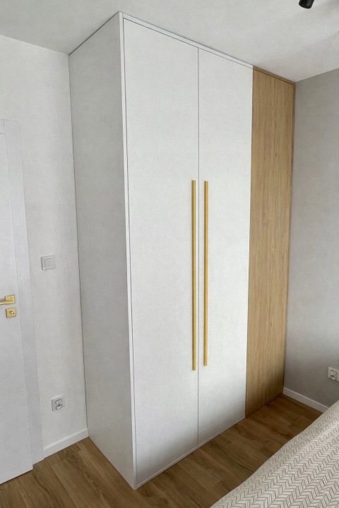 Nábytková úchytka lištový UA02 dlouhý do skříně zlatý L- 1000 mm