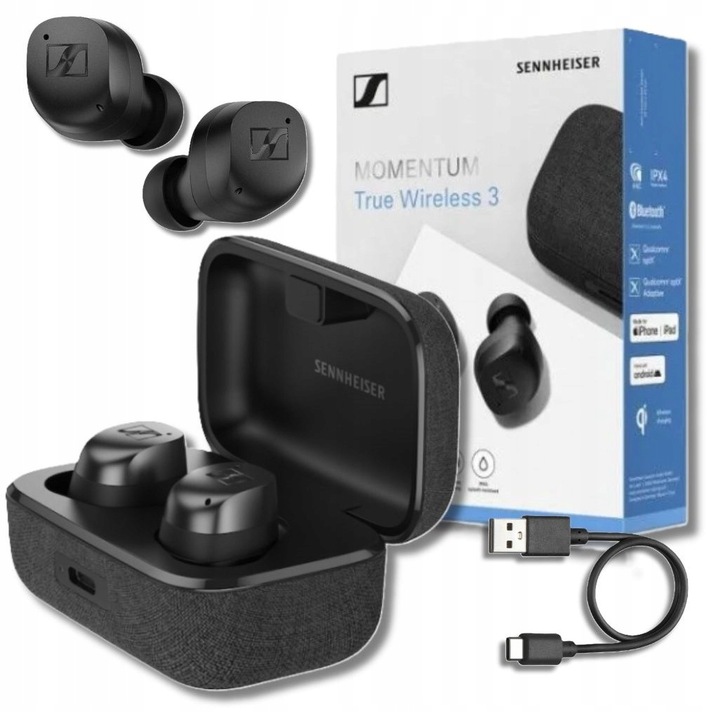 Słuchawki bezprzewodowe douszne Sennheiser Momentum True Wireless 3 - porównaj ceny - Allegro.pl Słuchawki bezprzewodowe douszne Sennheiser Momentum True Wireless 3 - porównaj ceny - Allegro.pl