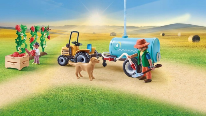 Конструктор Playmobil Country 71442 Трактор з Причепом і Резервуаром для води — фото 4