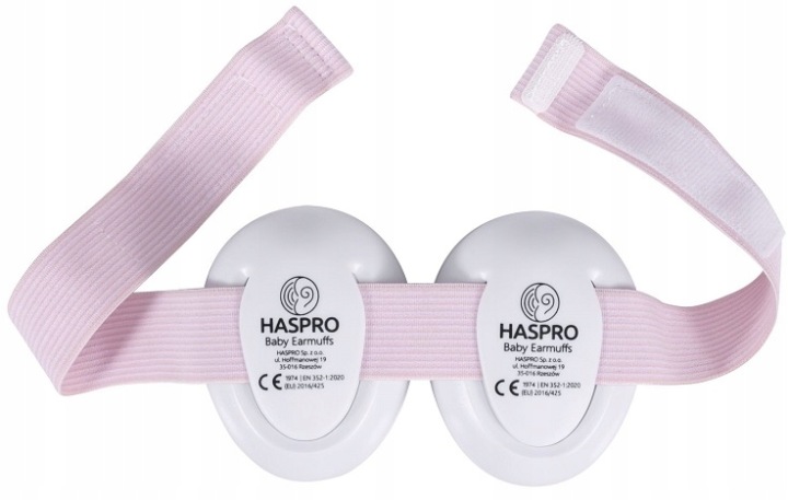 HASPRO BABY навушники шумозахисні захисні для дітей 0-3 роки рожеві — фото 6