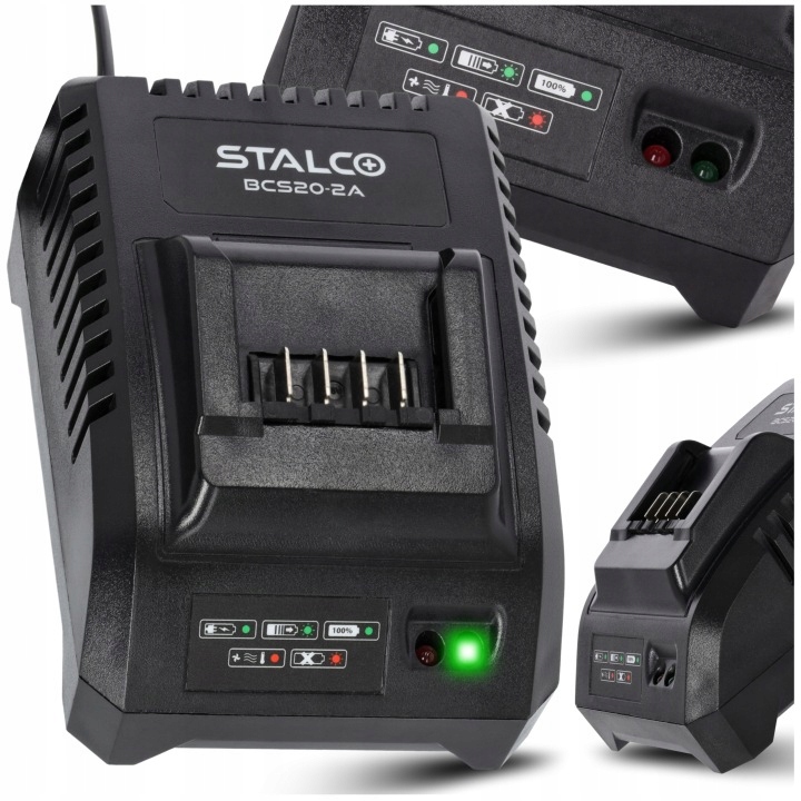 Rychlonabíječka Pro Akumulátorové Baterie Systém 2A 20V 55W Stalco