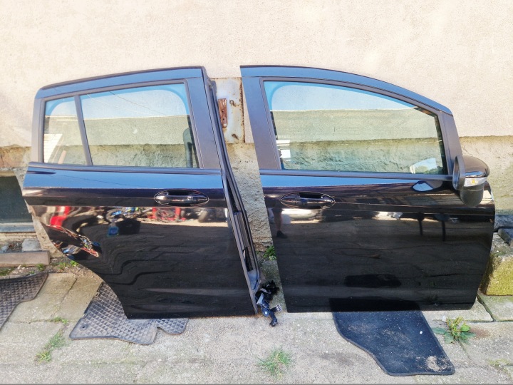 FORD B-MAX BMAX tür rechts heck hinten farbe KC schwarze komplet