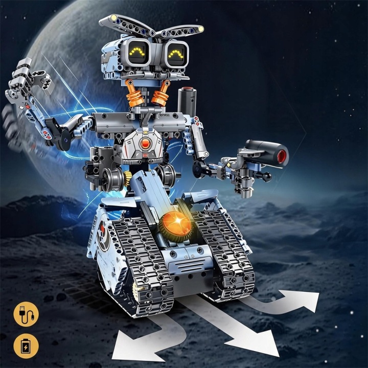 RC робот конструктор програмування LED подарунок - додаток + пульт — фото 2