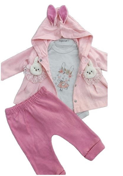 Komplet dres niemowlęcy bluza body spodnie — zdjęcie 3