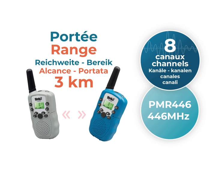 BUKI Walkie Talkie дальність 3 км.