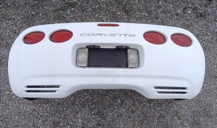 Paraurti posteriore posteriore completo Chevrolet Corvette C5 1997-2004