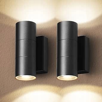 Led nástěnné svítidlo, venkovní balení 2 ks, moderní venkovní svítidlo IP65