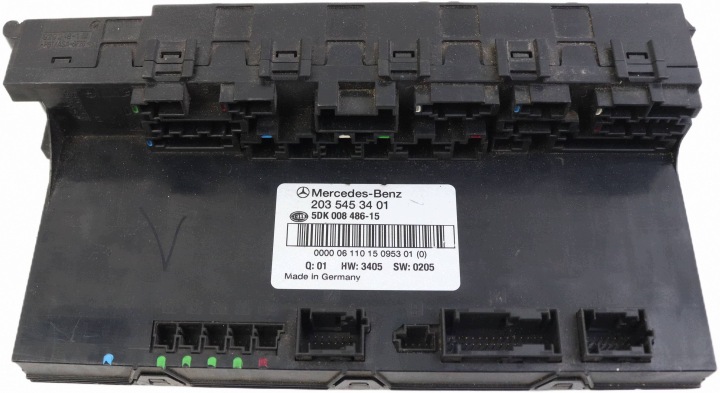 MERCEDES W209 C209 W209 control unit comfort control unit 2035453401