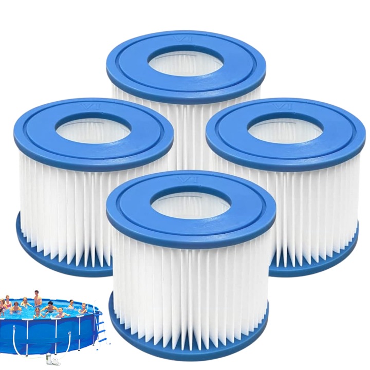 4x Filtr Do LAY-Z-Spa Jacuzzi Filtrační Vložka Spa 105x52 mm