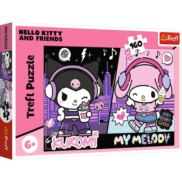 Уцінка - Пазли 160 Kuromi править Hello Kitty TREFL (новий з дефектом)