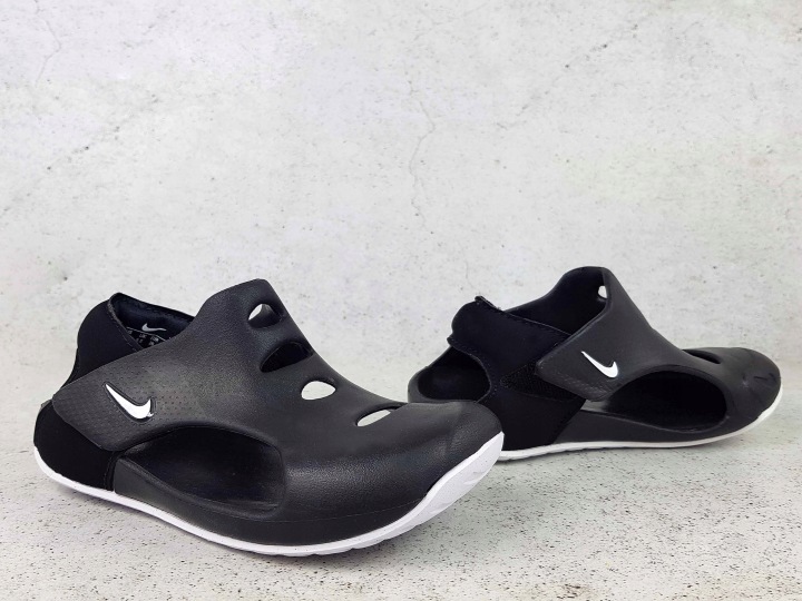 Nike сандалі дитячі пластик чорний розмір 25 (вживаний) — фото 10