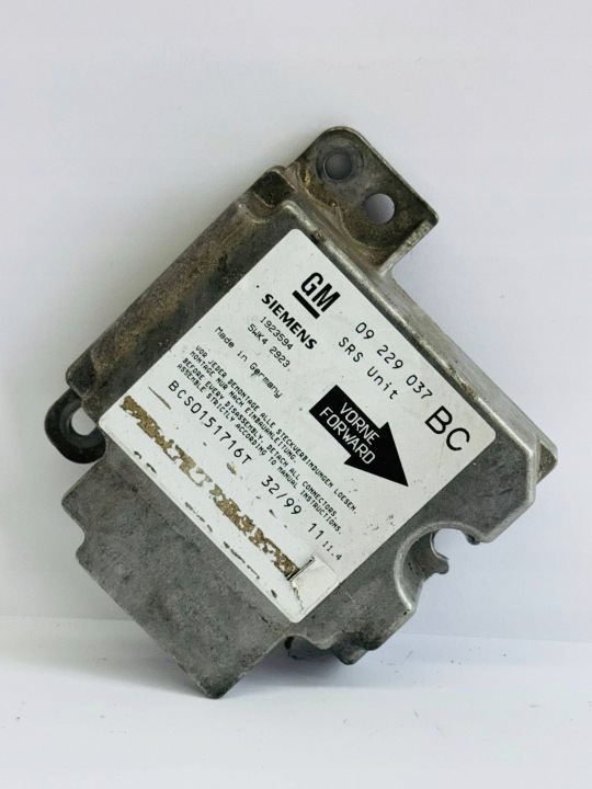 SENSOR modul AIRBAG OPEL ASTRA G 1998-2004 09229037